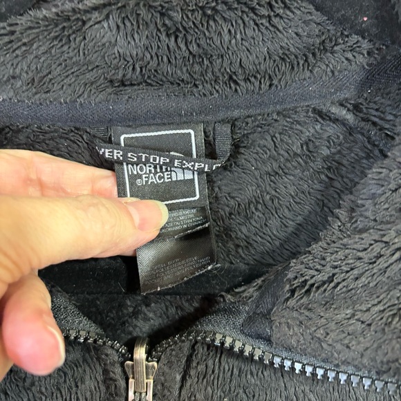 The North Face Women’s Black Osito Jacket Zip Up Fuzzy Cozy Size Large I2 - Picture 5 of 8